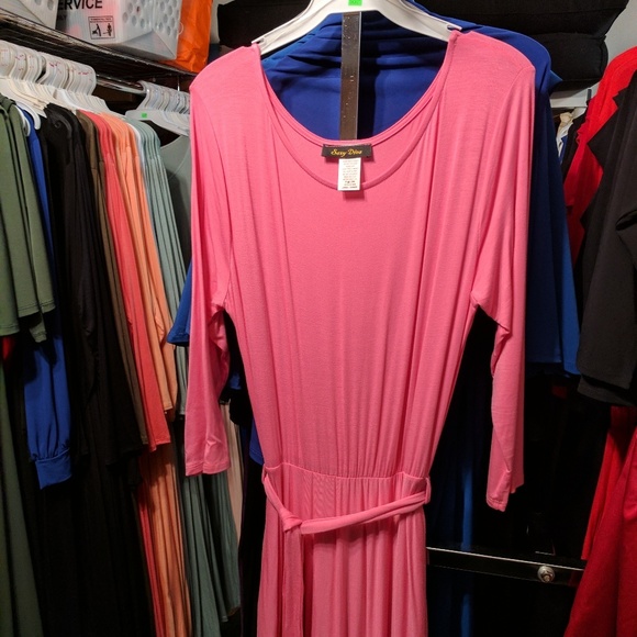 Beautiful Pink Long Maxi Dress - Picture 2 of 3