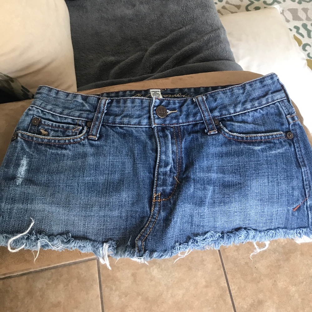 A&F mini Jean skirt!