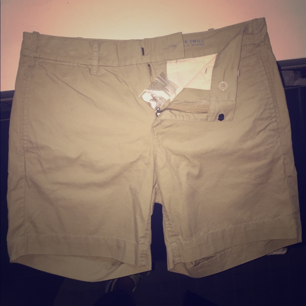G1 Paper Twill Khaki Shorts