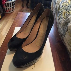 Black Patent Joan & David pumps- Size 11