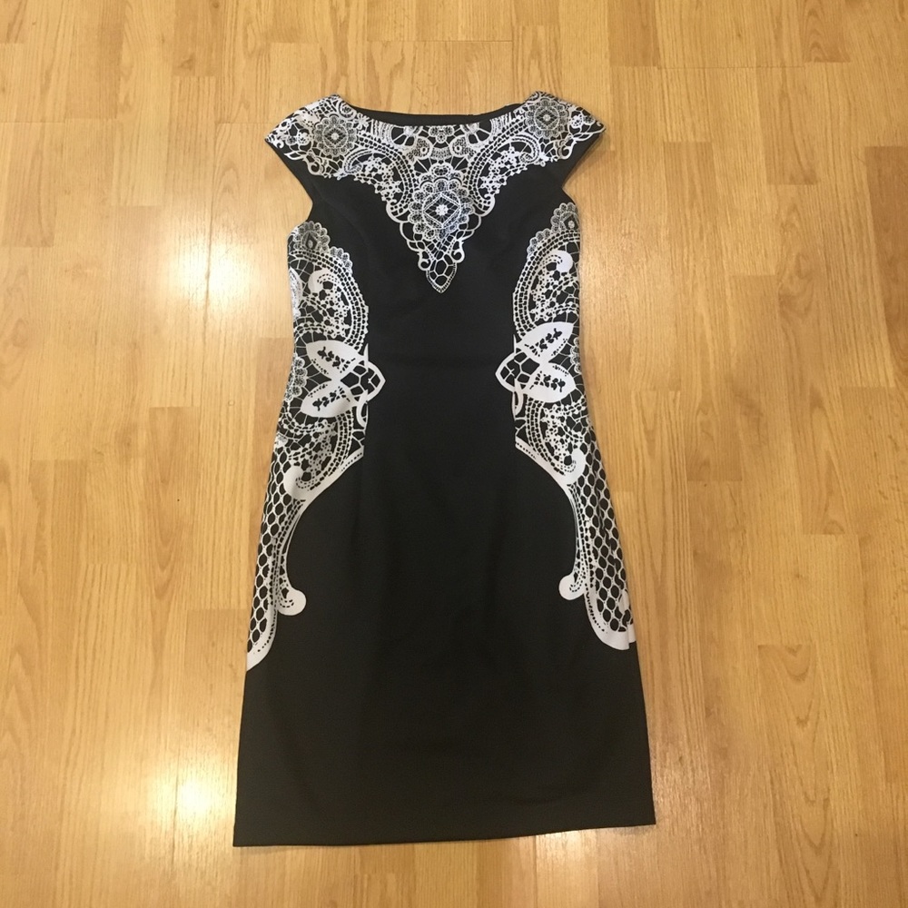 Maggy London Sz 4 Black Bodycon dress