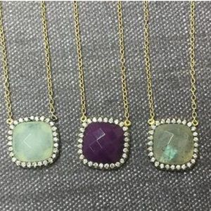 Aquamarine,Amethystor Labradorite,Your choice, NWT