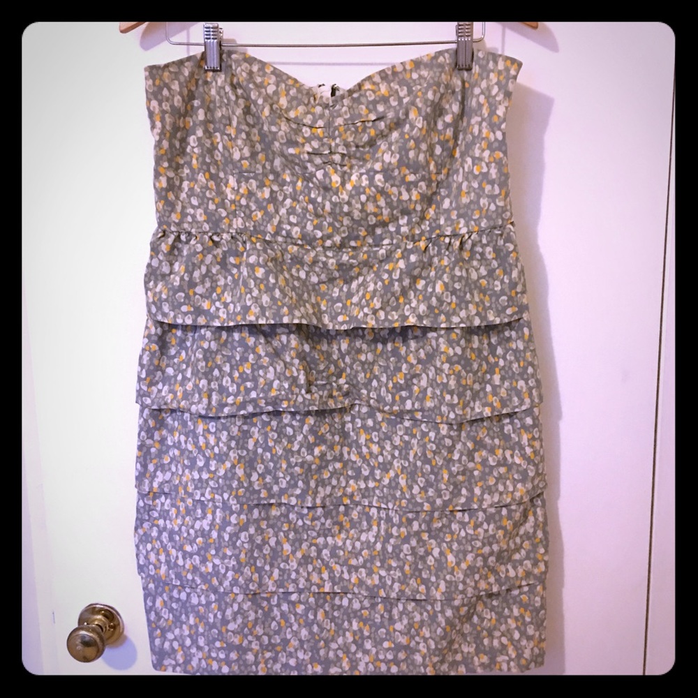 J Crew strapless summer 👗 cotton, fully lined