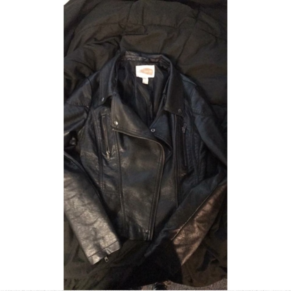 forever 21 faux leather jacket