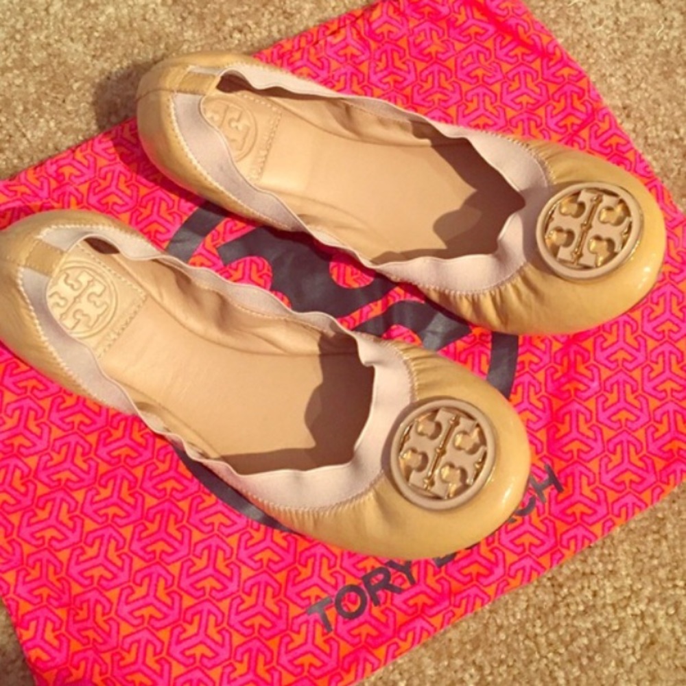 Tory Burch Patent Leather Flats