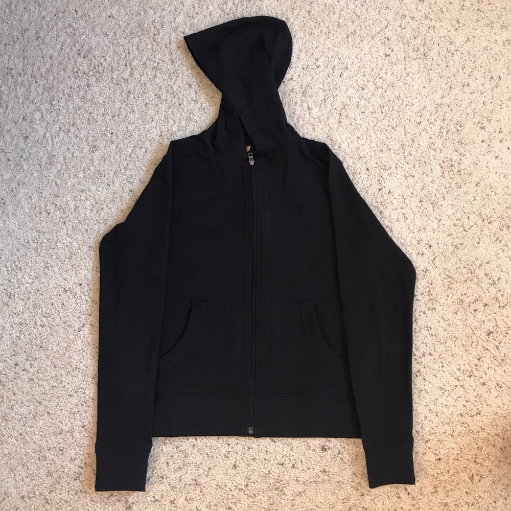 Lucy Black Zip-up Hoodie