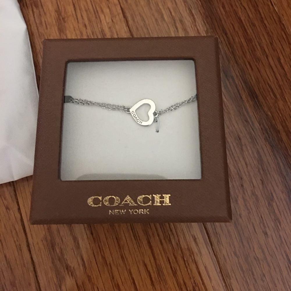 Coach heart bracelet