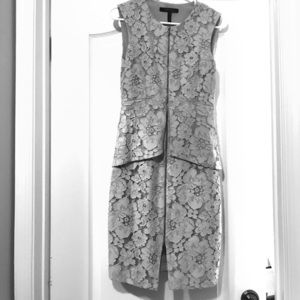 Bcbg Blue Lace Dress