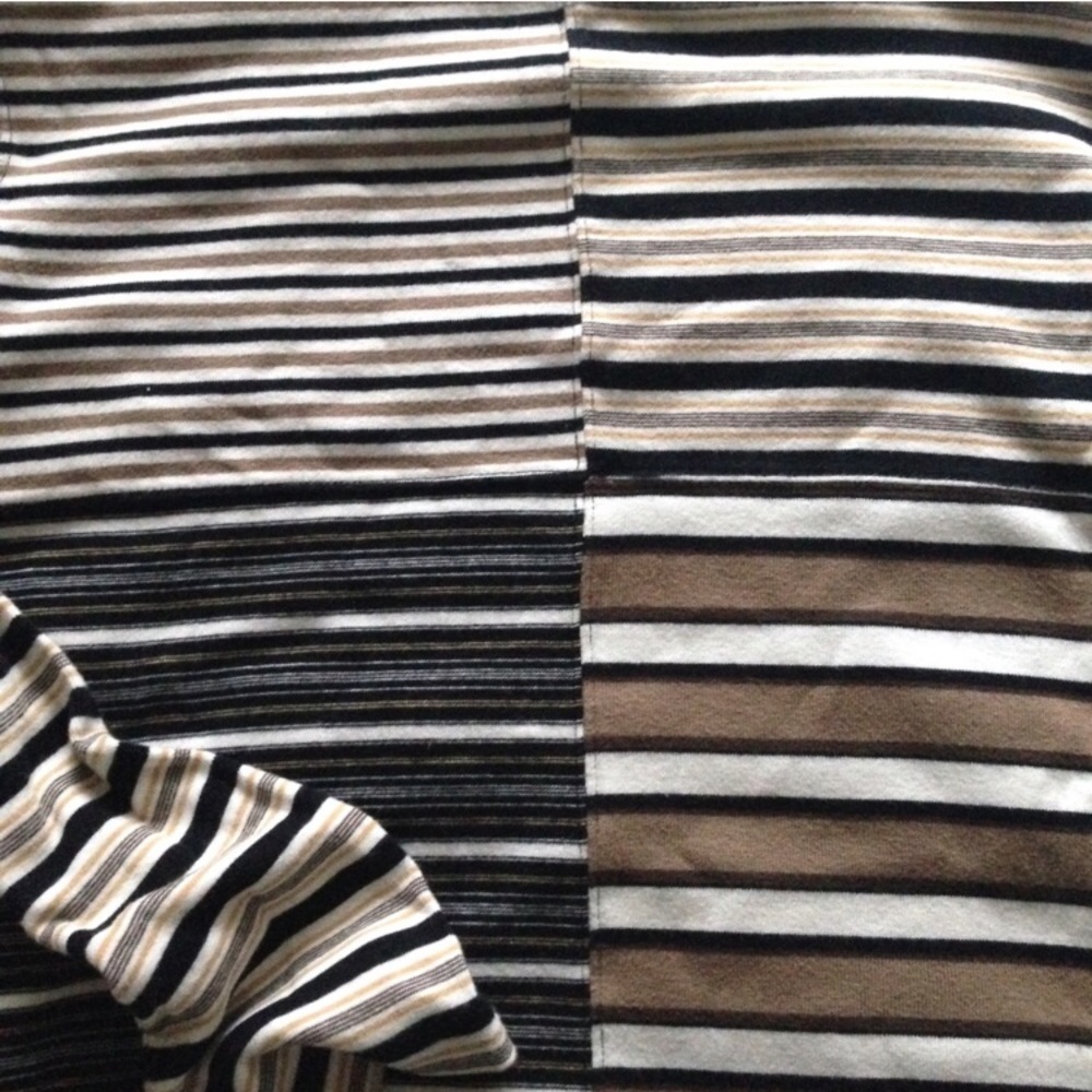 Patchwork striped top