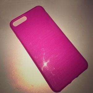 Hot pink phone case