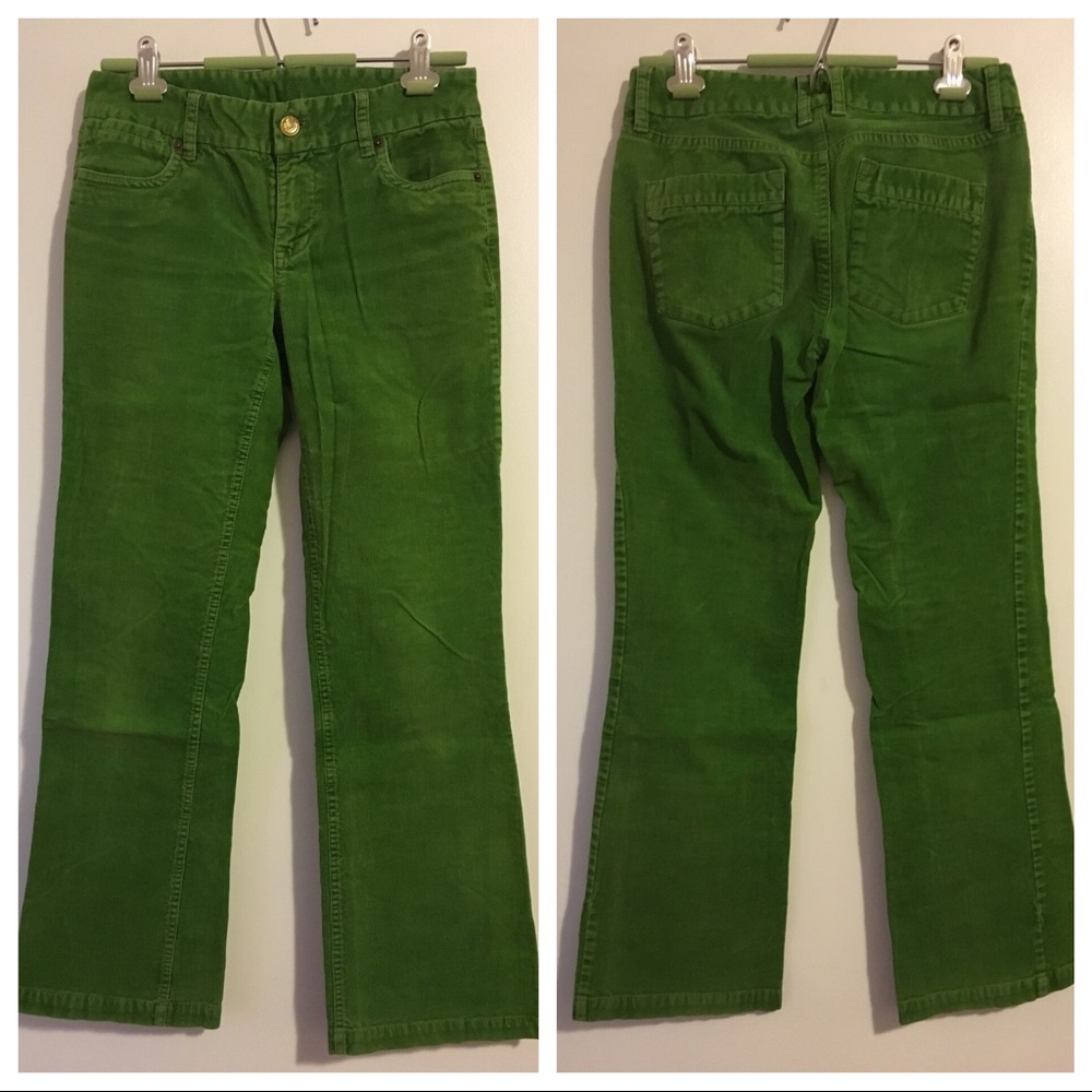 JCrew Favorite Fit Green Cords