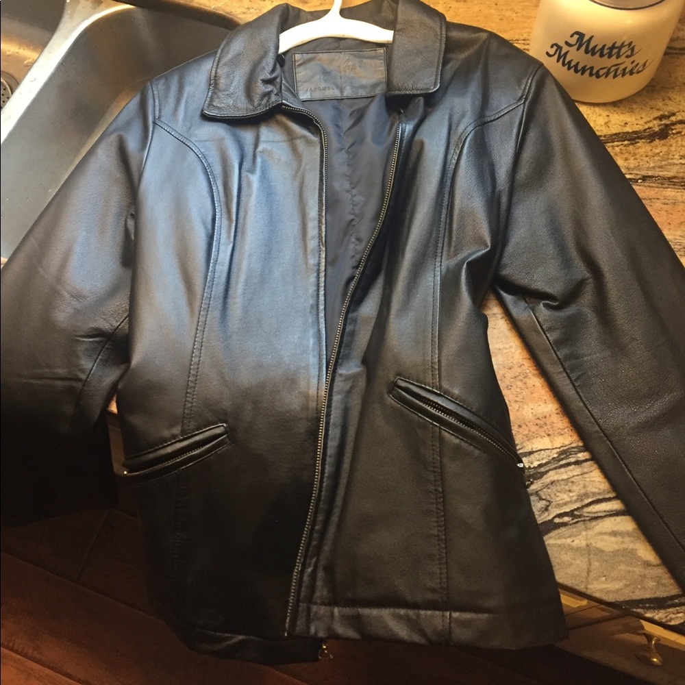 Leather jacket