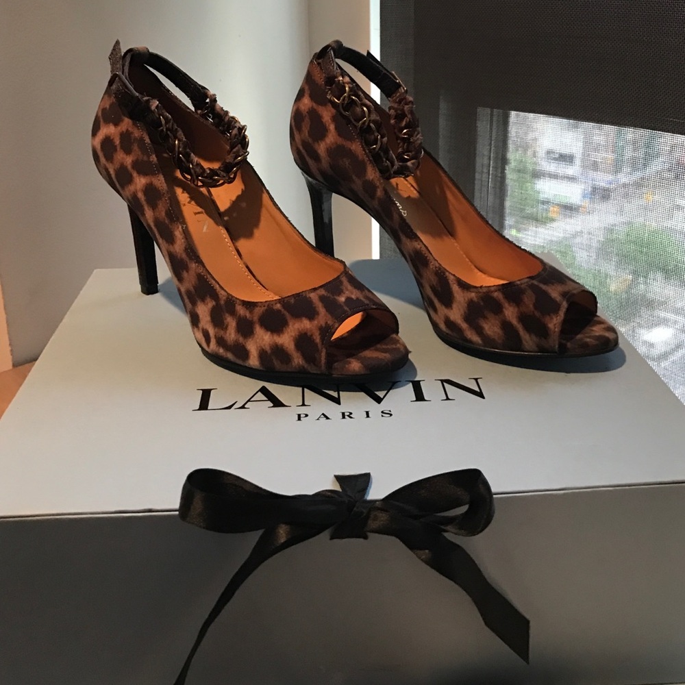 Lanvin Animal Print Pumps