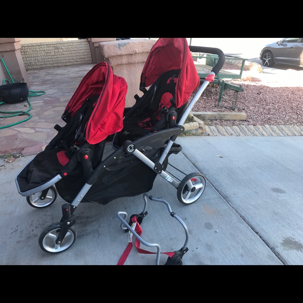 Stroller for two.