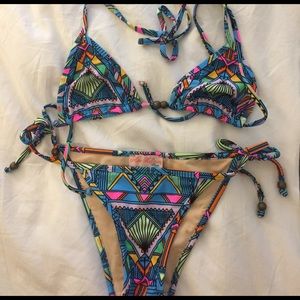 Mara Hoffman swimsuit, S top, XS bottom