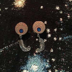 Large gauge dangle earrings 7/8