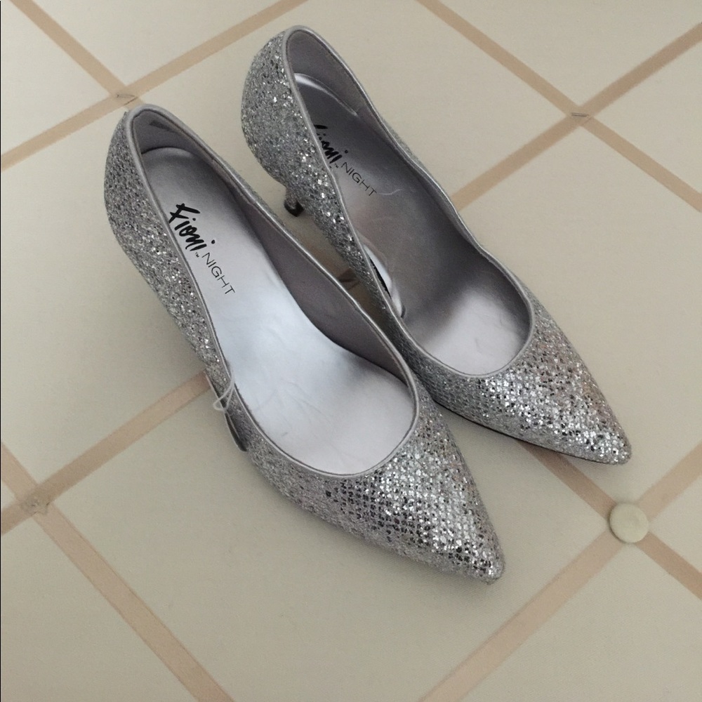 Silver shoes