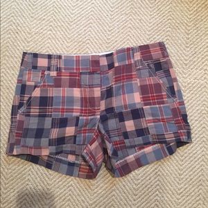 JCREW madra style chino shorts.