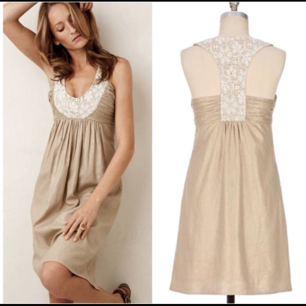 Anthropologie Sweet Olive Dress