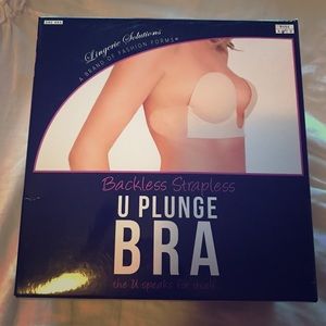 Backless Strapless U plunge bra