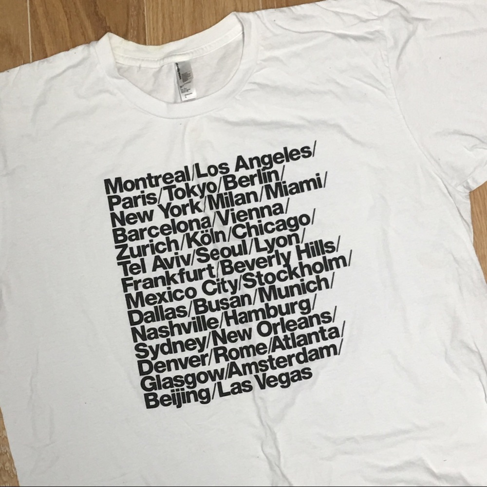 AMERICAN APPAREL CITIES TEE 💫
