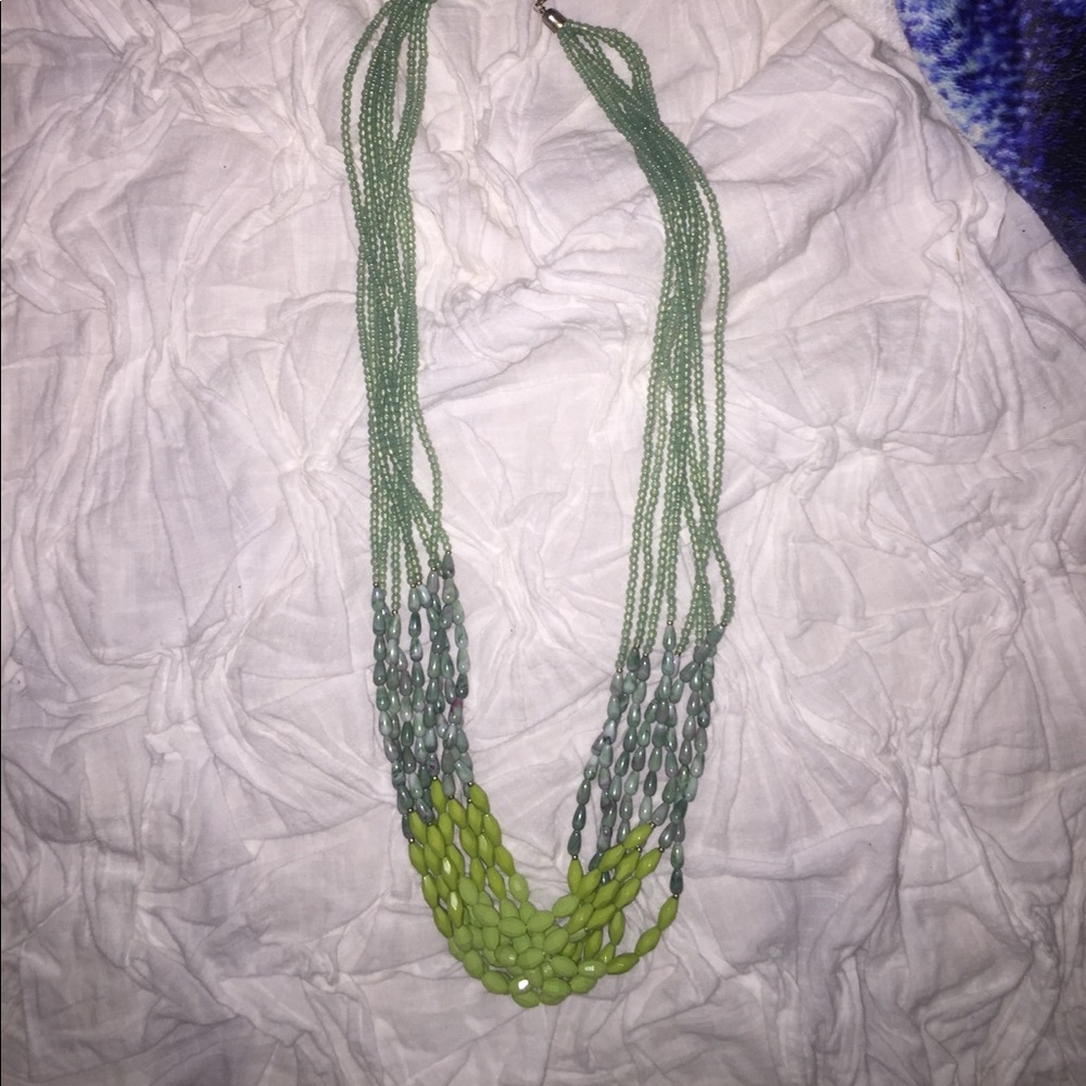 Anthropologie beaded layered necklace