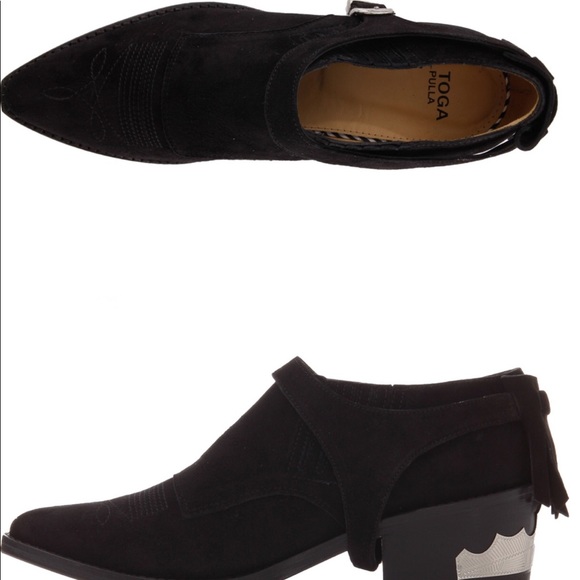 TOGA PULLA Suede Boots - Picture 1 of 4
