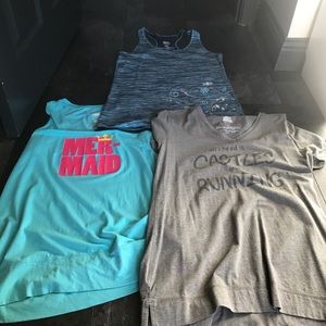Disney inspired, RAW THREADS, workout shirts