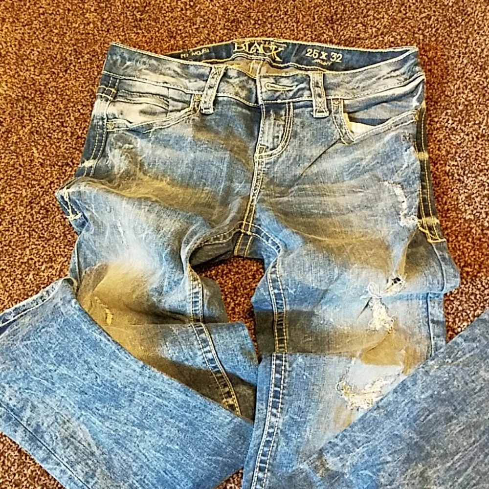 Buckle  skinny jeans