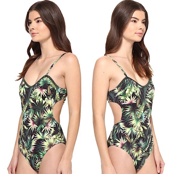 Women's Lucky Brand Coastal Palms Swimsuit - Picture 5 of 5