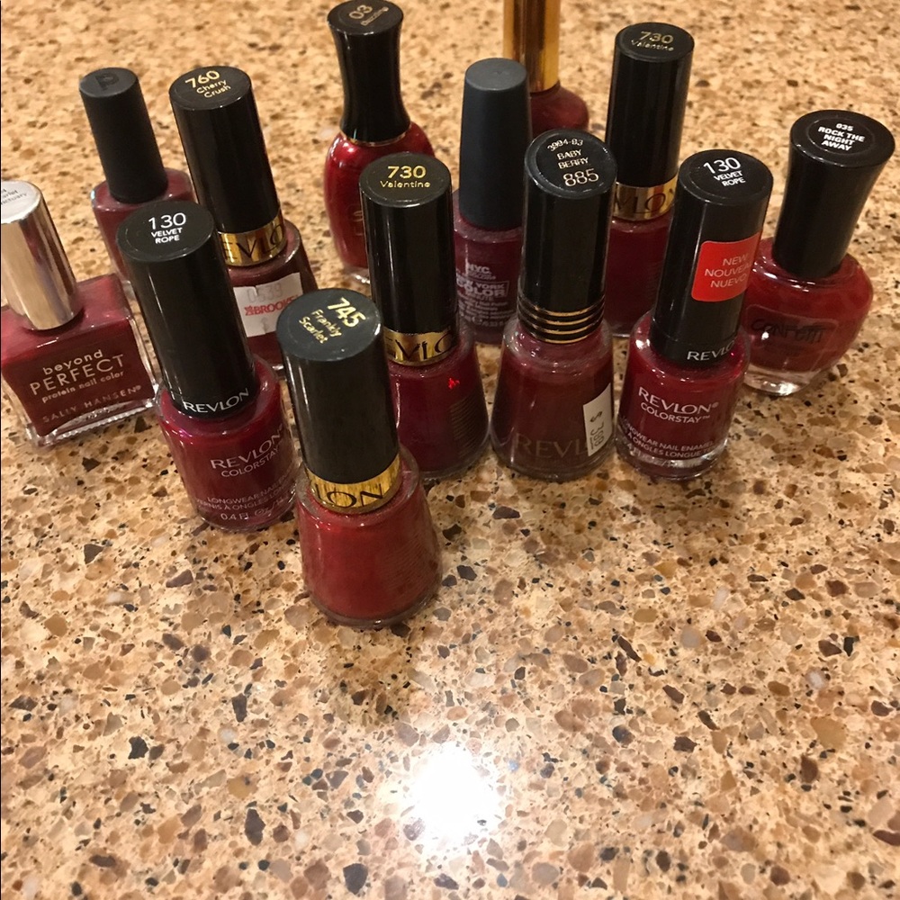 Assorted Nail Polishes (13)