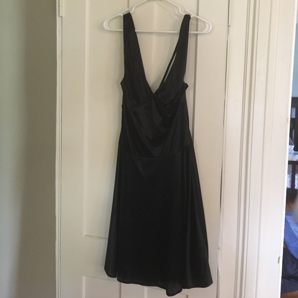**PRICE DROP** Satin Convertible Strap Dress