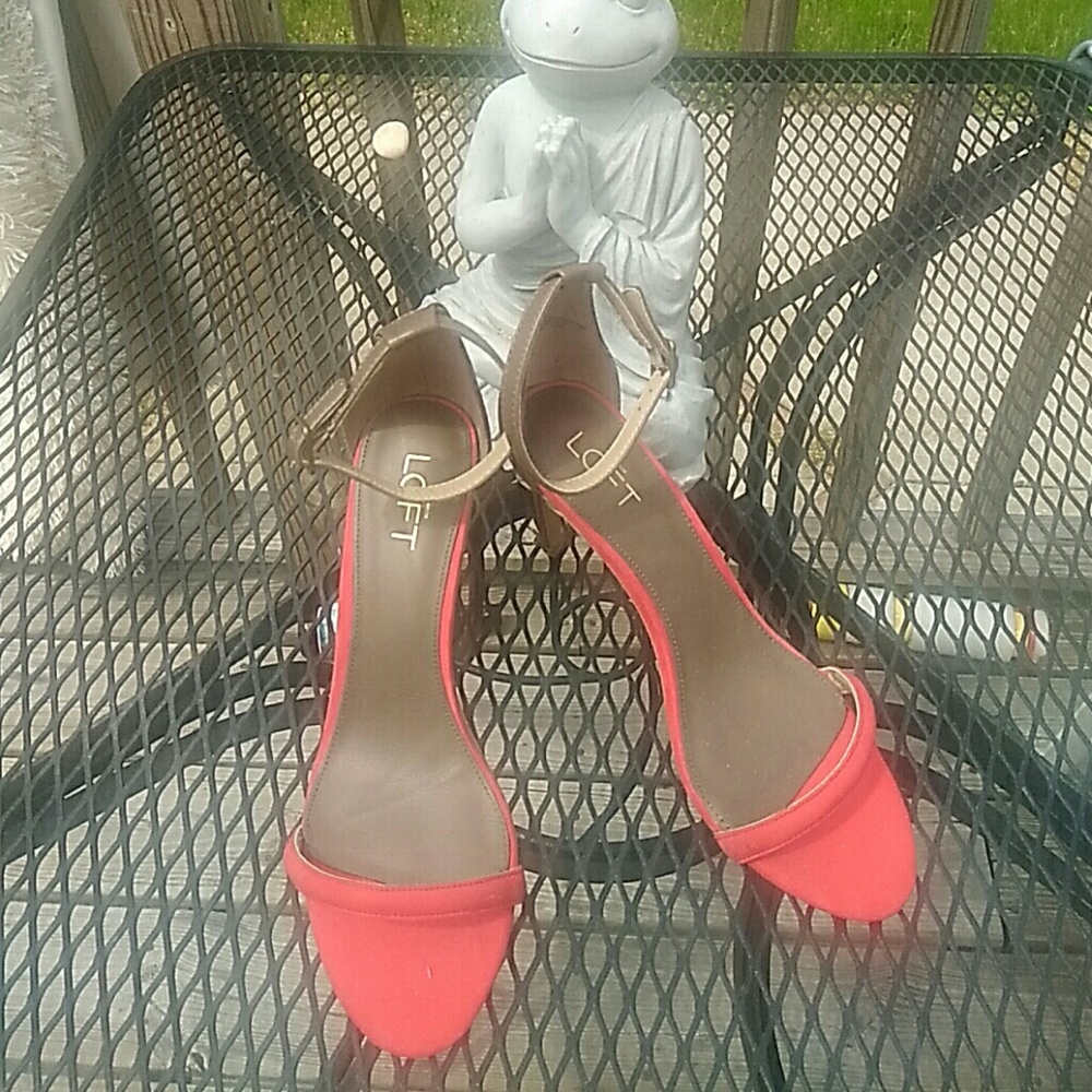 Ann Taylor Loft Red Heels