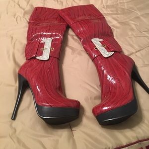 Platform Heeled Boots