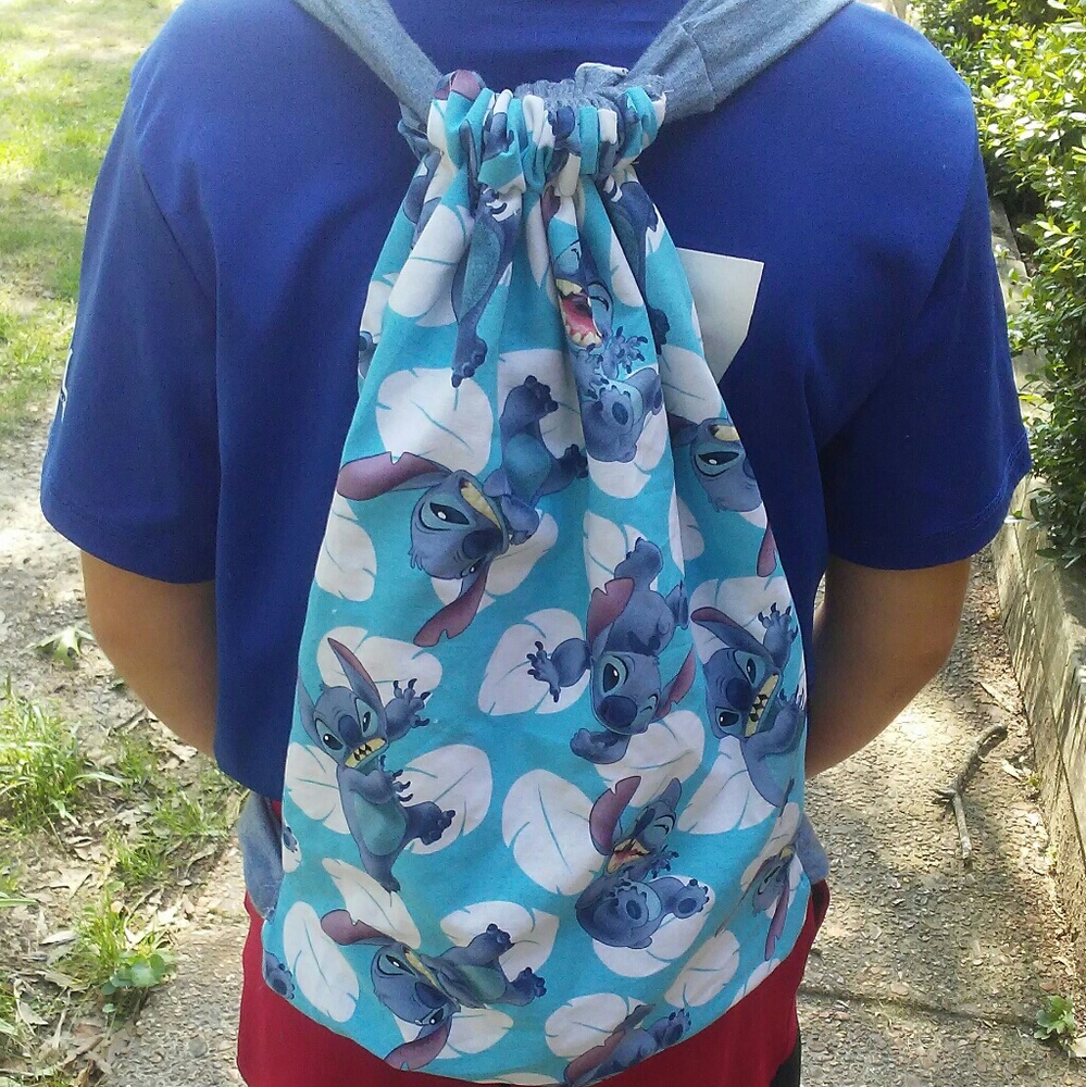Custom Made drawstring bag disney inspired