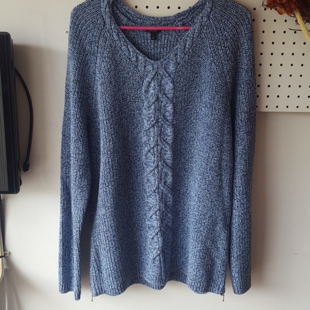 Blue Talbots sweater