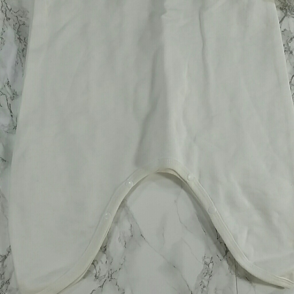 White Panda Bodysuit. Kids - Picture 4 of 5