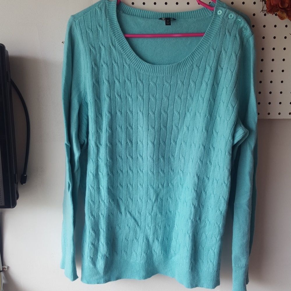 Light blue sweater