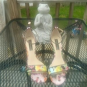 Memorial Sale: Steven by Steve Madden Floral Heels