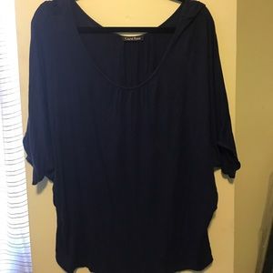 Carol Rose short sleeve XL navy shirt.