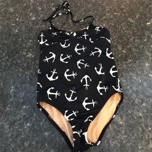 Crew cuts anchor swim suit size 4/5