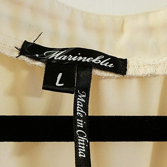 Marineblu size L dress with beaded detail - Picture 2 of 4