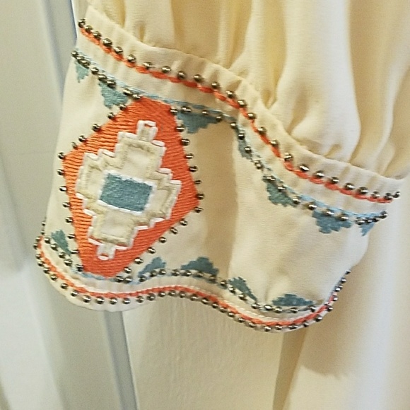 Marineblu size L dress with beaded detail - Picture 4 of 4