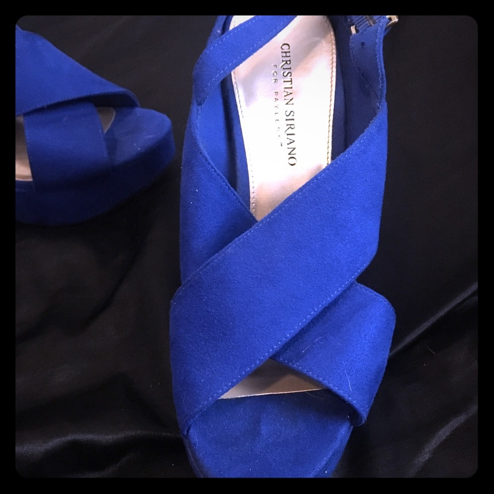 Charlotte Russe - Royal Blue Wedges