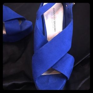 Charlotte Russe - Royal Blue Wedges