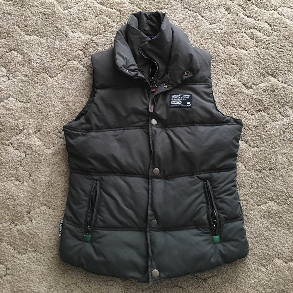SuperDry Puffy Vest - Medium