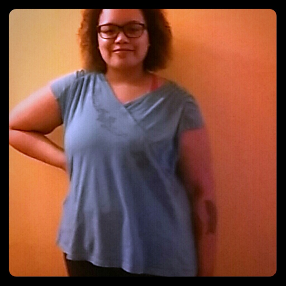 Blue Active Wear Shirt JCPenney 3x