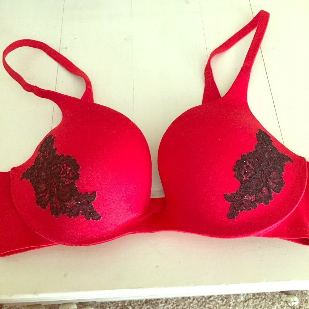 Victoria's Secret Red push-up bra