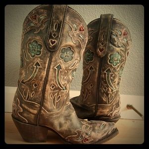 *Authentic Dan Post Cowgirl Boots*