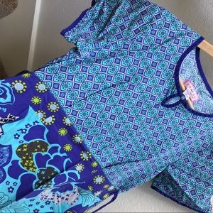 Koi Scrub Top